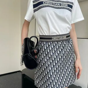 High Quality Dior Jacquard Short-Sleeved Shirts