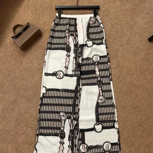 High Quality Luxury Hermès Acetate Trousers