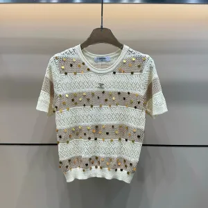 High Quality Luxury Chanel Short Sleeves