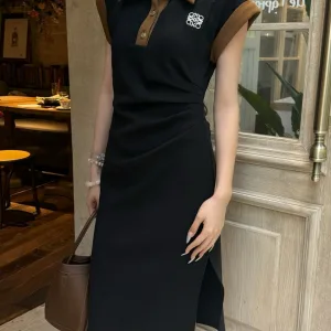 Designer Loewe Gold Dress