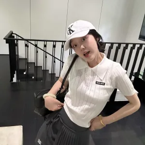 Designer Luxury Miu Miu Short Sleeves