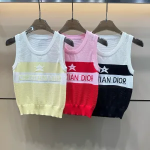 Luxury Dior Jacquard Vest