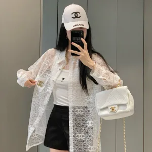High Quality Luxury Chanel Jacquard Shirt