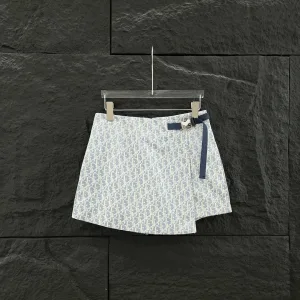 Aaa Dior Jacquard Short Skirt