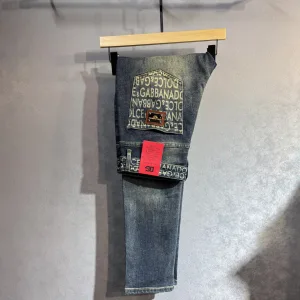 Designer Dolce & Gabbana Cotton Jeans For Spring