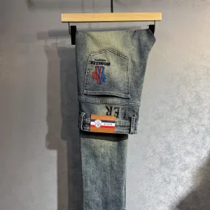 Super Clone Luxury Moncler Jeans Red Cotton Denim Spring Summer