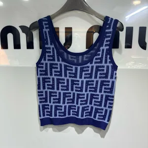 High Quality Aaa Fendi Jacquard Vest