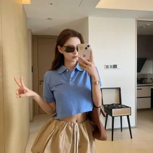 High Quality Designer Miu Miu Short-Sleeved Shirts