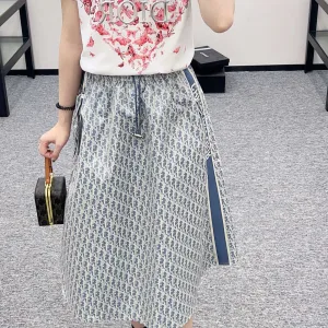 Luxury Aaa Dior Jacquard Skirt
