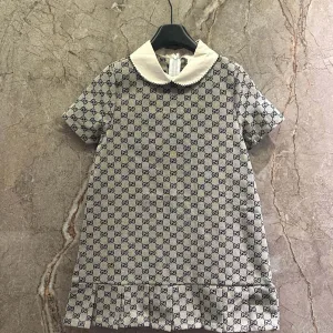 High Quality Luxury Gucci Jacquard Short-Sleeved Shirts