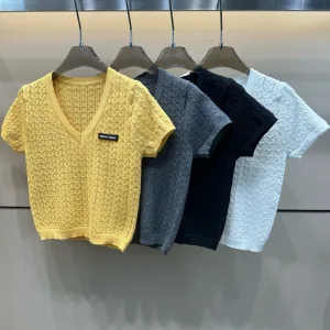 High Quality Miu Miu Short Sleeves
