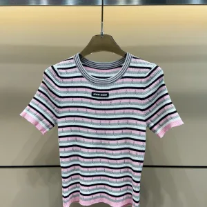 Luxury Aaa Miu Miu Short Sleeves
