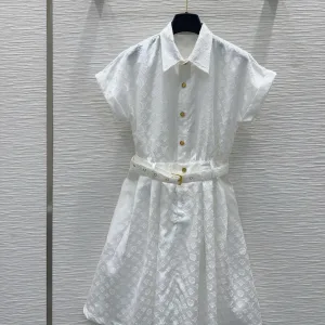 Aaa Louis Vuitton Gold Short-Sleeved Shirts