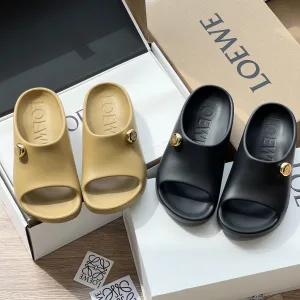 Designer Aaa Loewe Foam Slippers For Fall