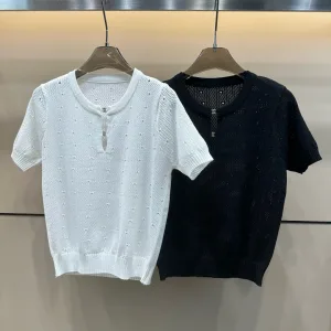 High Quality Luxury Chanel Short Sleeves