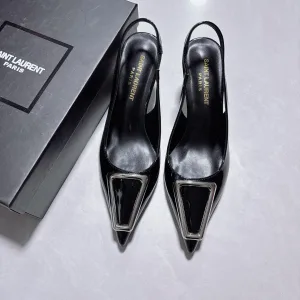 Designer Saint Laurent High Heels Red