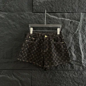 Luxury High Quality Louis Vuitton Denim Shorts