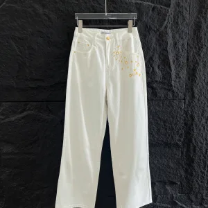 High Quality Dior Gold Trousers