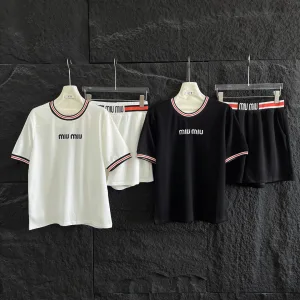 Luxury Miu Miu Short-Sleeved Shirts