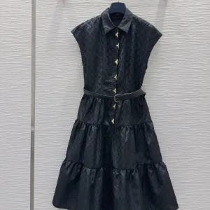 Designer Louis Vuitton Jacquard Dress