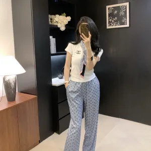 Designer Chanel Short-Sleeved Shirts