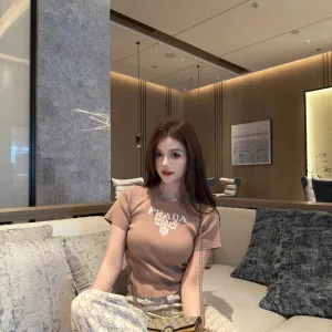 1:1 Prada Jacquard Short-Sleeved Shirts For Summer