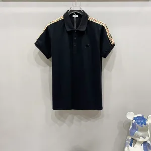 Luxury Aaa Burberry Denim Polo Shirt