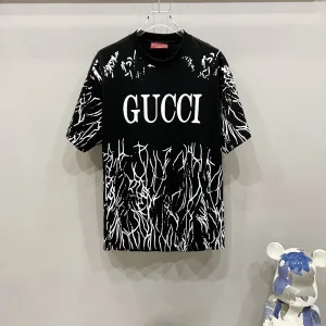 Luxury Gucci Cotton Short-Sleeved T-Shirt