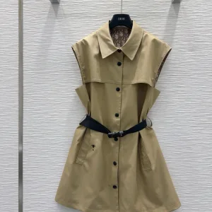 High Quality Luxury Dior Sleeveless Dress