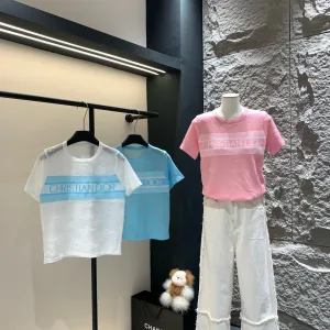 High Quality Dior Jacquard Short Sleeves