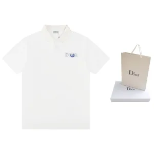 Designer Luxury Dior Cotton Polo Shirt
