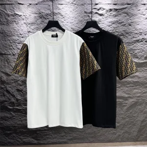 AAA Fendi Short-Sleeved Shirts Ash Adhesive Summer Patch
