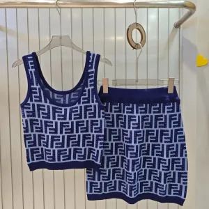High Quality Fendi Jacquard Suit