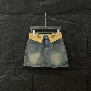Luxury Miu Miu Denim Ruler