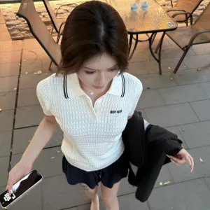 Luxury 1:1 Miu Miu Abs Short-Sleeved Shirts