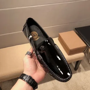 Luxury Versace Cowhide Sneakers