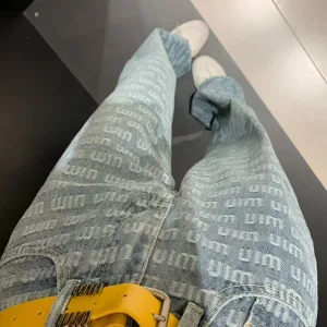 Aaa Miu Miu Jacquard Jeans