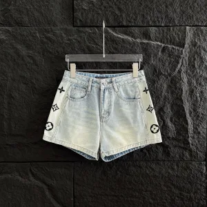 Aaa High Quality Louis Vuitton Denim Shorts