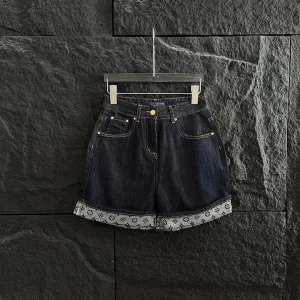 High Quality Luxury Louis Vuitton Denim Shorts