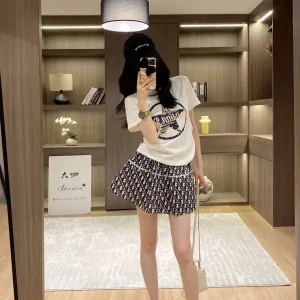 Aaa Luxury Dior Jacquard Short-Sleeved Shirts
