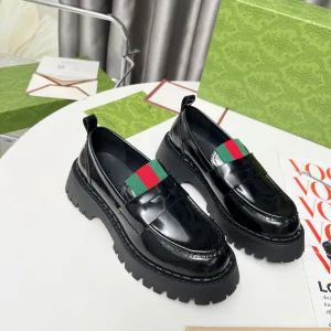 1:1 Luxury Gucci Leather Loafers