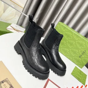 1:1 Aaa Gucci Cowhide Boots