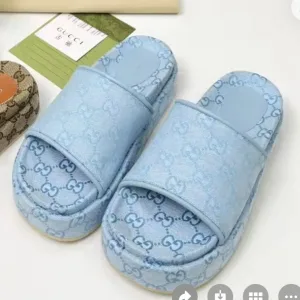 Designer Gucci Slippers Red