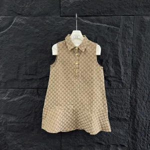 1:1 Luxury Gucci Gold Sleeveless