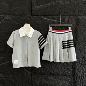 Luxury High Quality Thom Browne Short-Sleeved Shirt