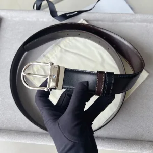 Super Clone Montblanc Belt Ash