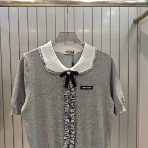 High Quality Miu Miu Short Sleeves