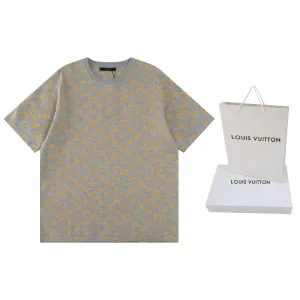 Aaa Louis Vuitton Cotton Short-Sleeved T-Shirt For Summer