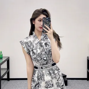 1:1 Luxury Dior Cotton Short-Sleeved Shirts For Summer
