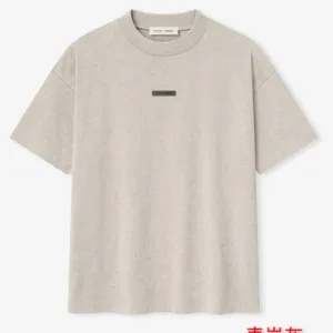 Aaa Fear Of God Wood Short-Sleeved T-Shirt For Summer